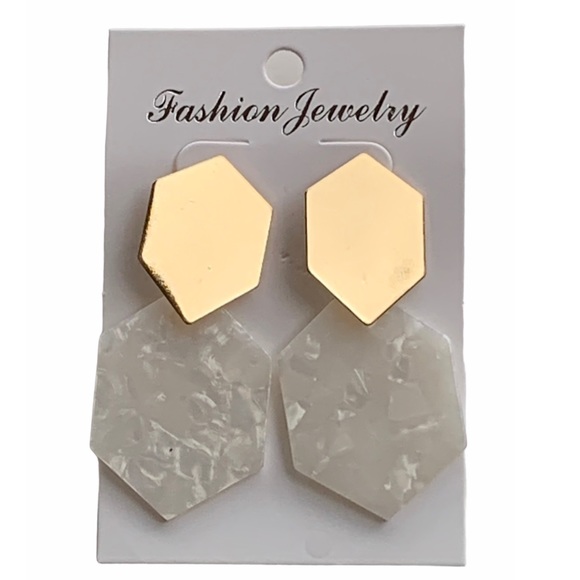 Jewelry - 🌻3 for $12🖤 Colored Acrylic Lightweight Earrings